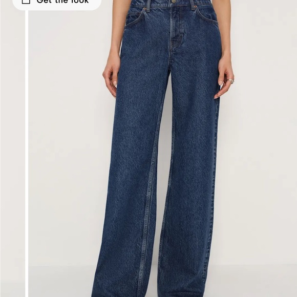 Reformation Cary Low Rise Slouchy Wide Leg Jeans - Picture 2 of 2